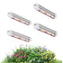 BESTVA  LED Grow Light Strips, Growing Lamp Fixture, Plant Lights for Indoor Plants, Greenhouse, 4-Pack